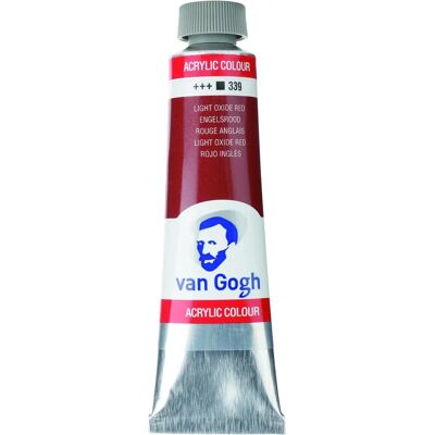 Van Gogh akrilfesték - Világos oxidvörös - 40ml Van Gogh akrilfesték - Világos oxidvörös - 40ml