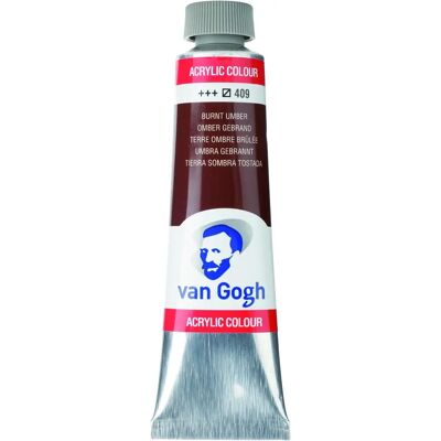 Peinture acrylique Van Gogh - Burnt Umber - 40ml - Peinture Acrylique - Publicité Peinture acrylique Van Gogh - Burnt Umber - 40ml - Peinture Acrylique - Publicité
