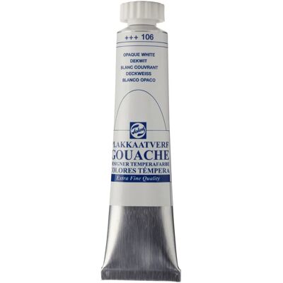 Colore a guazzo bianco Talens 106 - Arte & Artigianato - Tubo 20ml Colore a guazzo bianco Talens 106 - Arte & Artigianato - Tubo 20ml