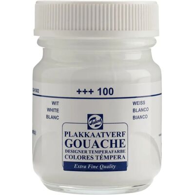 Talens Witte Gouache 50 ml - Verf Talens Witte Gouache 50 ml - Verf