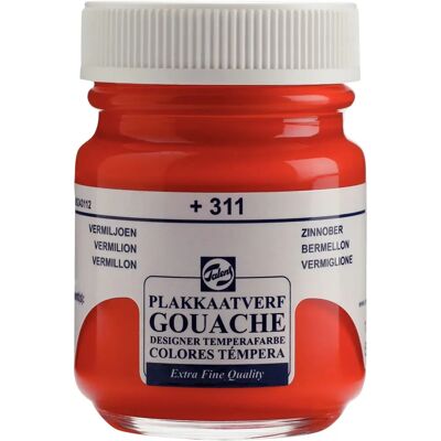 ART Talens Gouache Extra Fine - Vermilion - 50ml Verf ART Talens Gouache Extra Fine - Vermilion - 50ml Verf