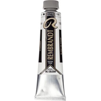 Royal Talens T9 Blanc de Titan - Huile Rembrandt 40ml Royal Talens T9 Blanc de Titan - Huile Rembrandt 40ml