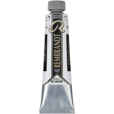 Rembrandt Huile T9 Blanc Zinc - Peinture à l'huile - Publicité Rembrandt Huile T9 Blanc Zinc - Peinture à l'huile - Publicité