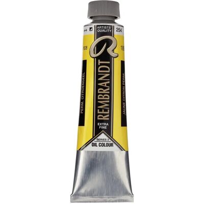 Peinture à l'huile Rembrandt T9 - 40 ml - Jaune - Publicité Peinture à l'huile Rembrandt T9 - 40 ml - Jaune - Publicité