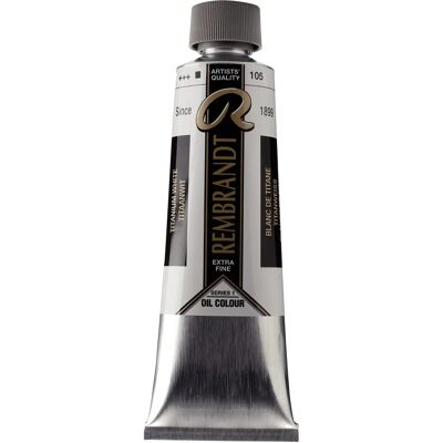 Farba olejna Talens Rembrandt Biała - 150 ml Tubka Farba olejna Talens Rembrandt Biała - 150 ml Tubka