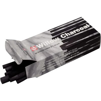 Talens 96000050 Kohlestift - 20 Stk Schwarz Talens 96000050 Kohlestift - 20 Stk Schwarz