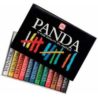 Talens Panda Olje Pastellset - 12 Stycken Talens Panda Olje Pastellset - 12 Stycken