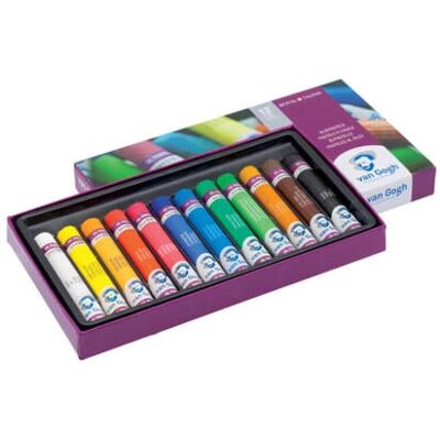 Pastel Van Gogh - 12 Couleurs pour Artistes - Publicité Pastel Van Gogh - 12 Couleurs pour Artistes - Publicité