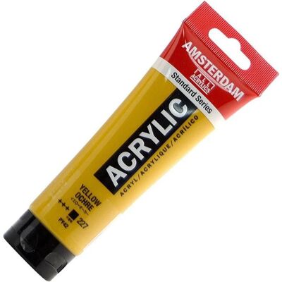 Royal Talens Amsterdam Standardní Série Akrylových Barev 120ml - Okrová Žlutá - Akrylová Barva Royal Talens Amsterdam Standardní Série Akrylových Barev 120ml - Okrová Žlutá - Akrylová Barva