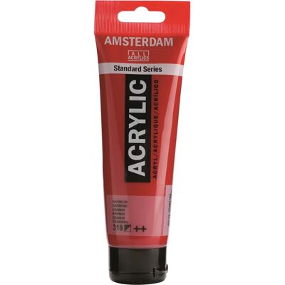 Tinta acrílica Amsterdam Carmine - 120ml - Arte e Artesanato Tinta acrílica Amsterdam Carmine - 120ml - Arte e Artesanato
