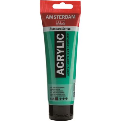 Akrilová barva Smaragdová zelená Amsterdam - Umění/Řemesla 120ml Akrilová barva Smaragdová zelená Amsterdam - Umění/Řemesla 120ml