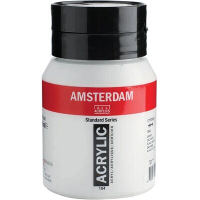 Biały akryl malarski Amsterdam - 500ml - Jakość artysty Biały akryl malarski Amsterdam - 500ml - Jakość artysty