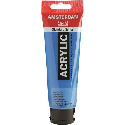 Talens Amsterdam Cyan Acrylfarbe 120ml - Kunsthandwerk Talens Amsterdam Cyan Acrylfarbe 120ml - Kunsthandwerk