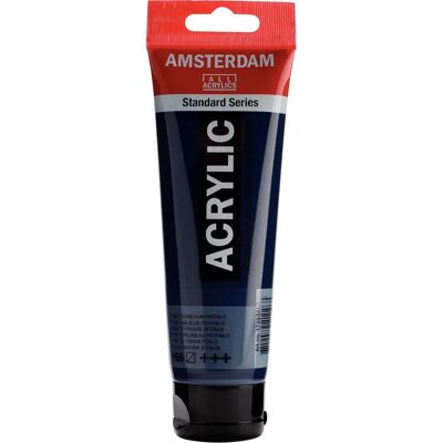 Akrilová barva Talens Amsterdam Modrá Preuss 120ml - Umělecké barvy Akrilová barva Talens Amsterdam Modrá Preuss 120ml - Umělecké barvy