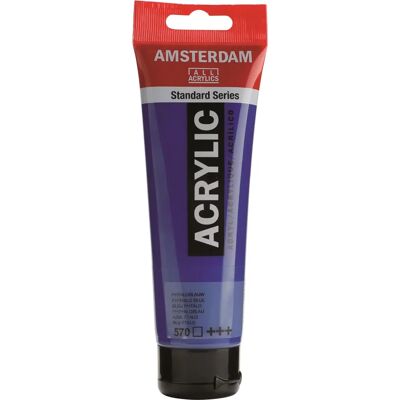 Akrylová barva Phthalo modrá Royal Talens Amsterdam - Umění a řemesla 120ml Akrylová barva Phthalo modrá Royal Talens Amsterdam - Umění a řemesla 120ml