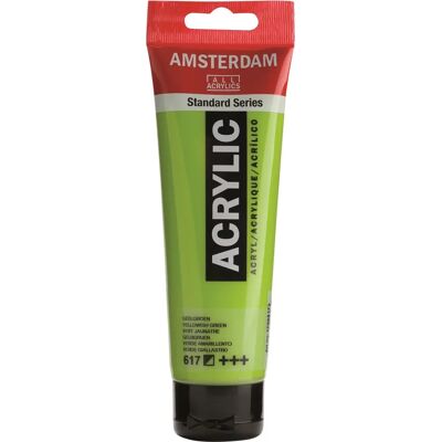 Akrilové barvy Talens Amsterdam - Žlutavě Zelená - 120 ml Akrilové barvy Talens Amsterdam - Žlutavě Zelená - 120 ml