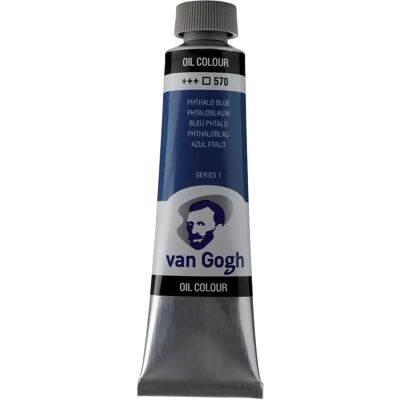 Peintures à l'huile Van Gogh - Bleu Phthalo - 40Ml - Peinture à l'huile - Publicité Peintures à l'huile Van Gogh - Bleu Phthalo - 40Ml - Peinture à l'huile - Publicité