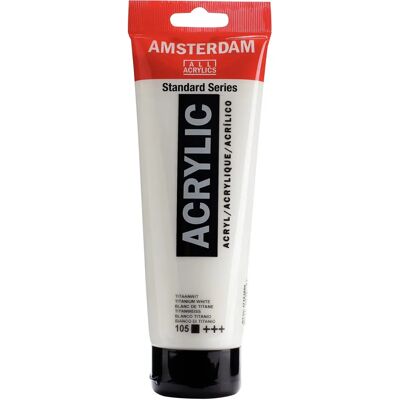 Talens Amsterdam Tinta Acrílica Branca 250ml Talens Amsterdam Tinta Acrílica Branca 250ml