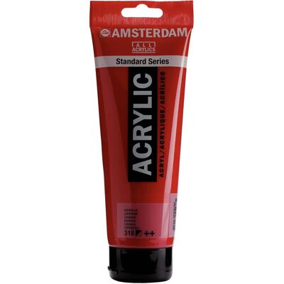 Tinta acrílica carmim Amsterdam - 250ml Talens Tinta acrílica carmim Amsterdam - 250ml Talens