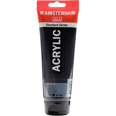 Tinta acrílica Talens Amsterdam - Preto - 250ml Tinta acrílica Talens Amsterdam - Preto - 250ml