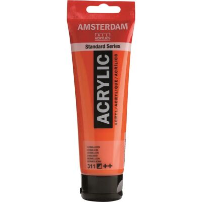 Tinta acrílica Vermilion Royal Talens Amsterdam - 120ml Tinta acrílica Vermilion Royal Talens Amsterdam - 120ml