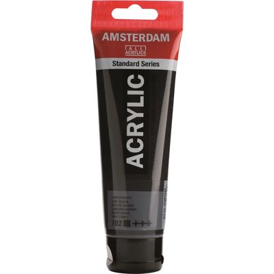 Tinta acrílica Lamp Black da Royal Talens Amsterdam - Arte/DIY, 120ml Tinta acrílica Lamp Black da Royal Talens Amsterdam - Arte/DIY, 120ml