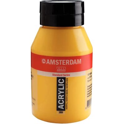 Farba akrylowa Amsterdam Żółty Średni - 1000ml Farba akrylowa Amsterdam Żółty Średni - 1000ml