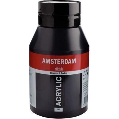 Peinture acrylique Amsterdam - Noir 1000ml - Publicité Peinture acrylique Amsterdam - Noir 1000ml - Publicité