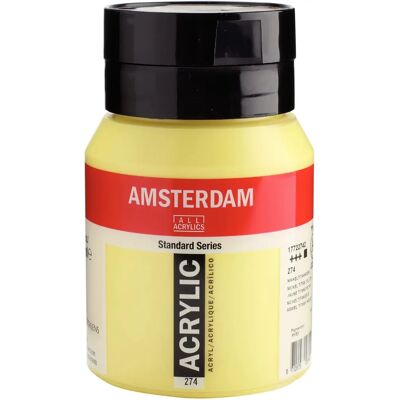 Farba akrylowa Amsterdam Talens - Żółty tytanowo-niklowy - 500ml Farba akrylowa Amsterdam Talens - Żółty tytanowo-niklowy - 500ml