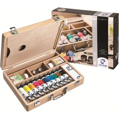 Zestaw farb olejnych Van Gogh 02840510 - 10x40ml Wielobarwny Zestaw farb olejnych Van Gogh 02840510 - 10x40ml Wielobarwny