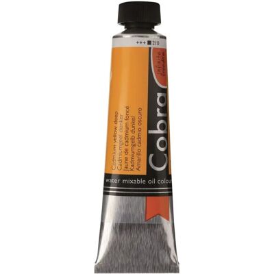 Farba olejna malowana wodą artysty - Kadmowy żółty głęboki - 40ml Farba olejna malowana wodą artysty - Kadmowy żółty głęboki - 40ml