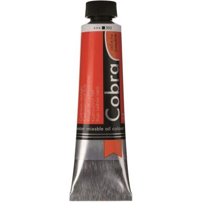 Peinture à l'huile soluble dans l'eau pour artistes Cobra - Rouge Cádmio Clair - Publicité Peinture à l'huile soluble dans l'eau pour artistes Cobra - Rouge Cádmio Clair - Publicité