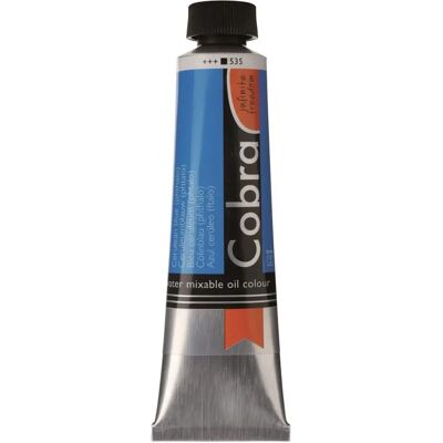 Talens Cobra Water-Soluble Oil Paint - Cerulean Blue - Oil Paint Talens Cobra Water-Soluble Oil Paint - Cerulean Blue - Oil Paint