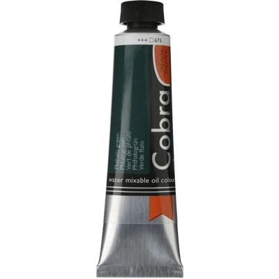 Farba olejowa artysty Cobra rozpuszczalna w wodzie 40ml Phthalo Zielen Farba olejowa artysty Cobra rozpuszczalna w wodzie 40ml Phthalo Zielen