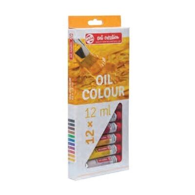 Talens 9020112M Tinta a óleo - 12 Cores - 12ml Tubo Talens 9020112M Tinta a óleo - 12 Cores - 12ml Tubo