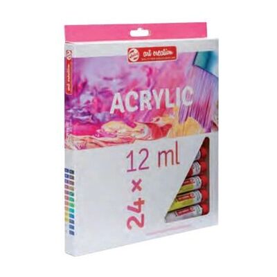 Talens 9021724M Arte/Artesanato Tinta Acrílica 12ml 24pcs Talens 9021724M Arte/Artesanato Tinta Acrílica 12ml 24pcs
