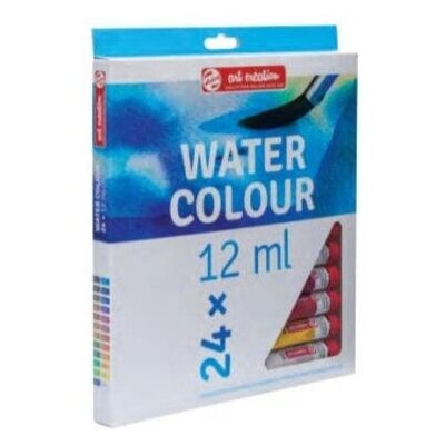 Talens 9022024M Watercolor Paint Set - 24 Colors, 12ml Talens 9022024M Watercolor Paint Set - 24 Colors, 12ml