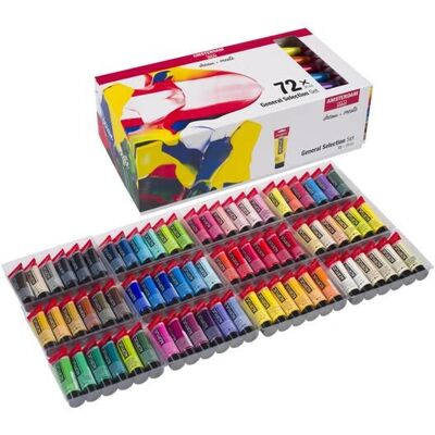 Talens Amsterdam Standard - 72 cores - conjunto de pinturas Talens Amsterdam Standard - 72 cores - conjunto de pinturas