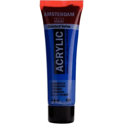 Royal Talens Amsterdam Ultramarin Peinture Acrylique - 20ml - Peinture Acrylique - Publicité Royal Talens Amsterdam Ultramarin Peinture Acrylique - 20ml - Peinture Acrylique - Publicité