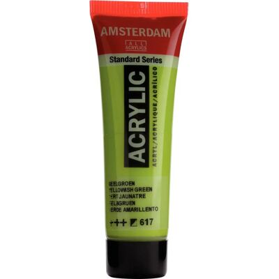 Royal Talens - Amsterdam Standard Series - Sárgászöld 617 - 20ml - Akrilfesték csövek Royal Talens - Amsterdam Standard Series - Sárgászöld 617 - 20ml - Akrilfesték csövek