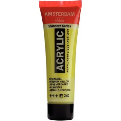 Peinture Acrylique Royal Talens Amsterdam Modèle 243 Jaune Verdâtre - Peinture Acrylique - Publicité Peinture Acrylique Royal Talens Amsterdam Modèle 243 Jaune Verdâtre - Peinture Acrylique - Publicité