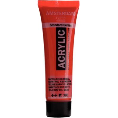 Peinture acrylique Naphthol Rouge Royal Talens Amsterdam - 20ml - Série Standard - Publicité Peinture acrylique Naphthol Rouge Royal Talens Amsterdam - 20ml - Série Standard - Publicité