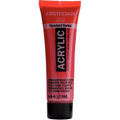 Royal Talens Amsterdam Acrylverf - Permanent Red Purple - 20ml Royal Talens Amsterdam Acrylverf - Permanent Red Purple - 20ml