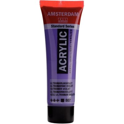 Peinture Acrylique Violet Ultramarin Royal Talens Amsterdam - 20ml - Fournitures d'Art - Publicité Peinture Acrylique Violet Ultramarin Royal Talens Amsterdam - 20ml - Fournitures d'Art - Publicité
