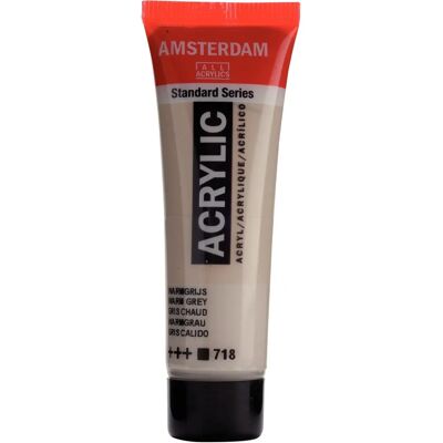 Peinture acrylique Royal Talens Amsterdam - Série Gris Chaud 20ml - Publicité Peinture acrylique Royal Talens Amsterdam - Série Gris Chaud 20ml - Publicité