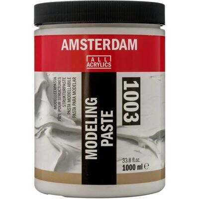 Pasta modelująca Amsterdam - Podstawa w reliefie - 1000 ml Pasta modelująca Amsterdam - Podstawa w reliefie - 1000 ml