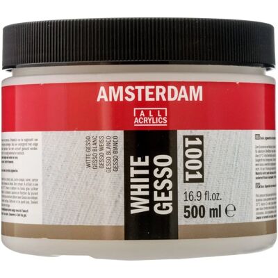 Gesso Blanc d'Amsterdam - 500ml - Fournitures Artistiques - Publicité Gesso Blanc d'Amsterdam - 500ml - Fournitures Artistiques - Publicité