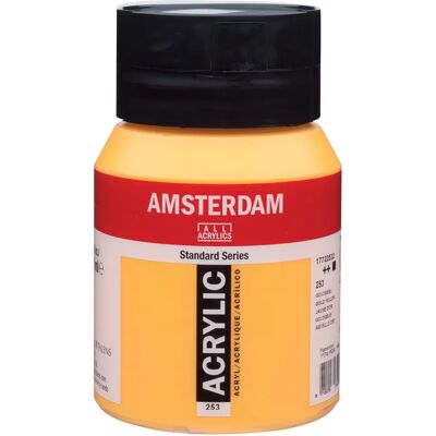 Talens Amsterdam Farba Akrylowa - Złotażółta - 500 ml - Farba Akrylowa Talens Amsterdam Farba Akrylowa - Złotażółta - 500 ml - Farba Akrylowa