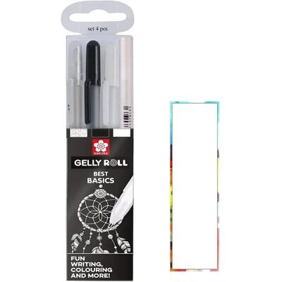 Conjunto de 3 canetas gel Sakura Gelly Roll Basics Conjunto de 3 canetas gel Sakura Gelly Roll Basics