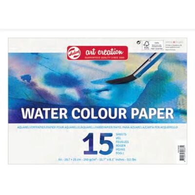 Talens 9317002M Kunstpapier - Aquarell A4 15 Blätter Talens 9317002M Kunstpapier - Aquarell A4 15 Blätter